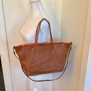 Authentic women’s Valentino, reversible stud tote bag in really good condition